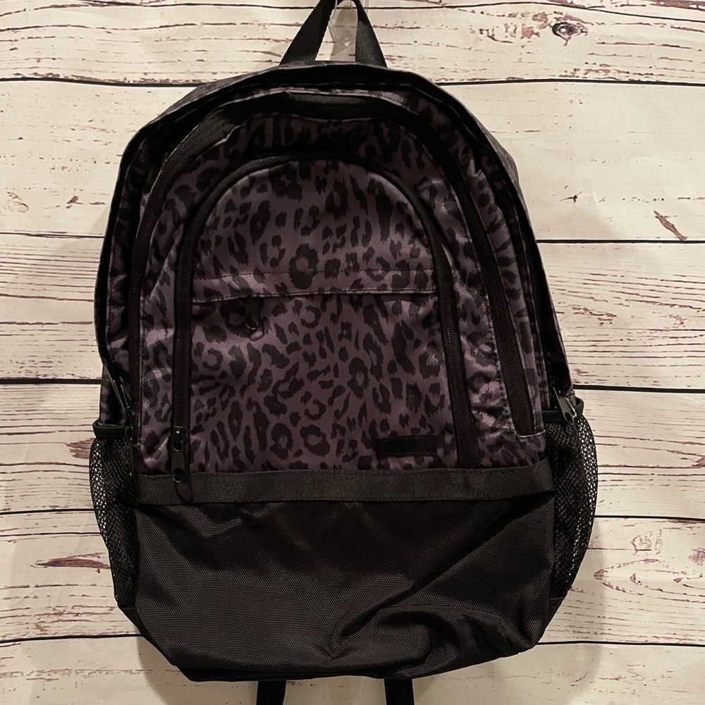 New unused Victoria’s Secret leopard backpack